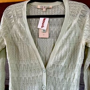 NWT Pink Rose Cardigan